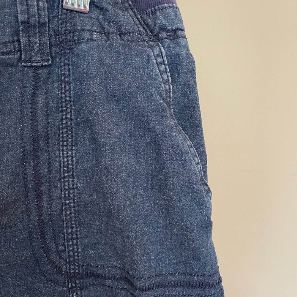 Denim Jean Cargo Shorts Size 16 - Picture 5 of 7